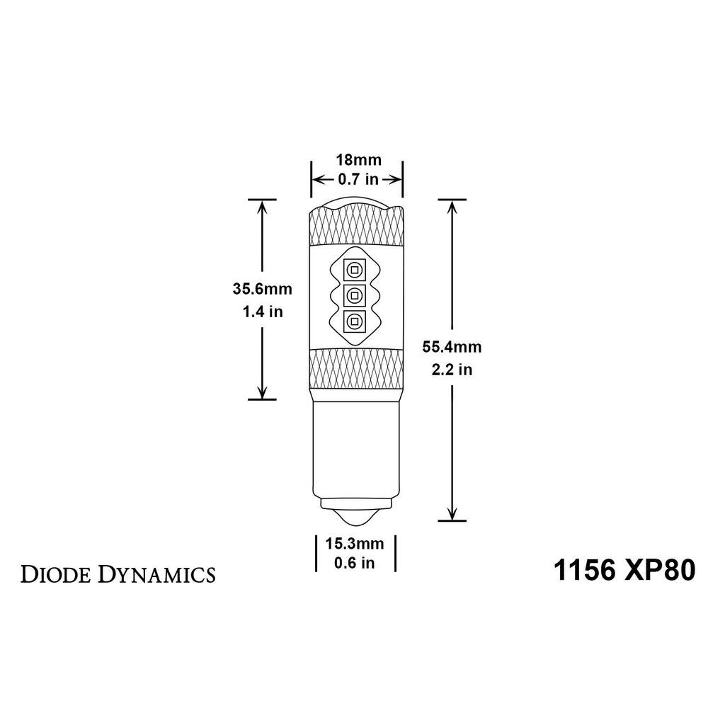 1156-Xp80-Led-Bulb---Red-(Single)