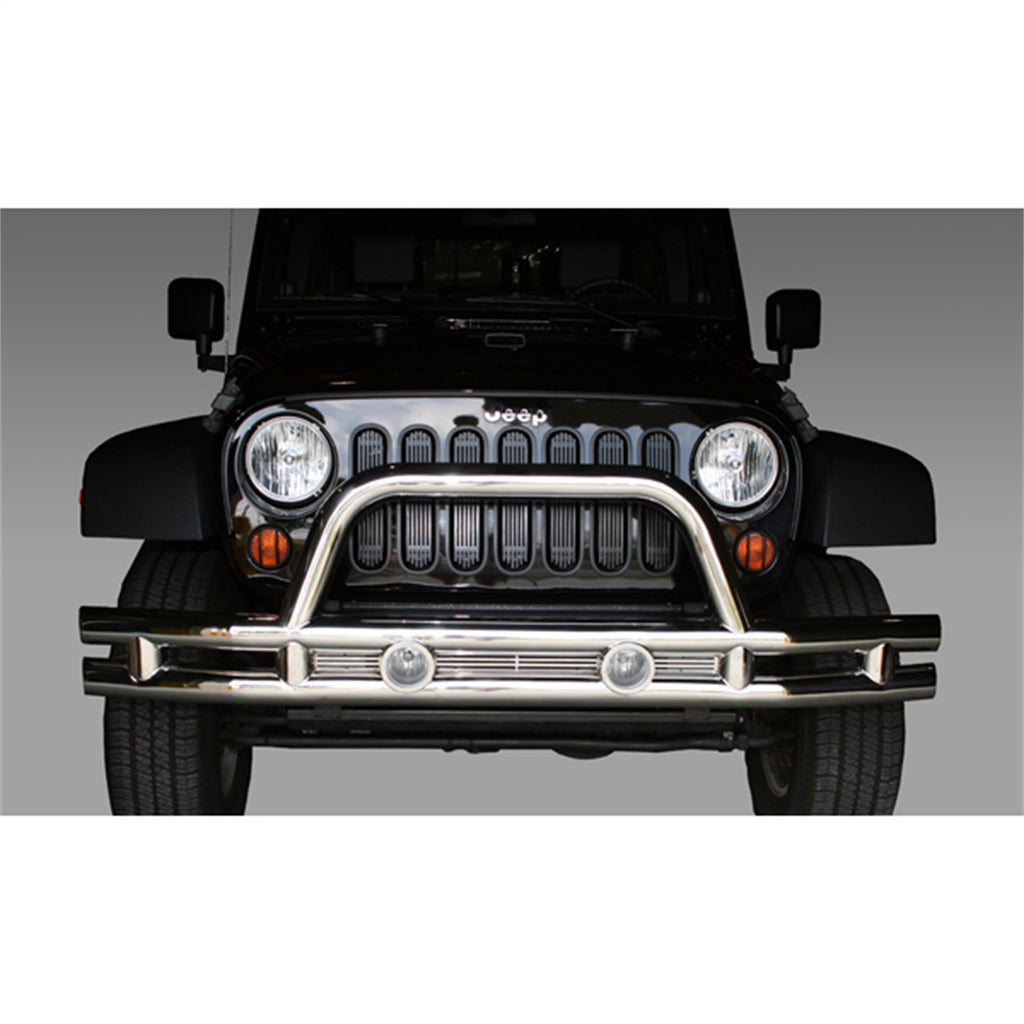 Rugged Ridge 11563.10 Front Tube Bumper for Select Jeep Wrangler, Jeep Wrangler JK