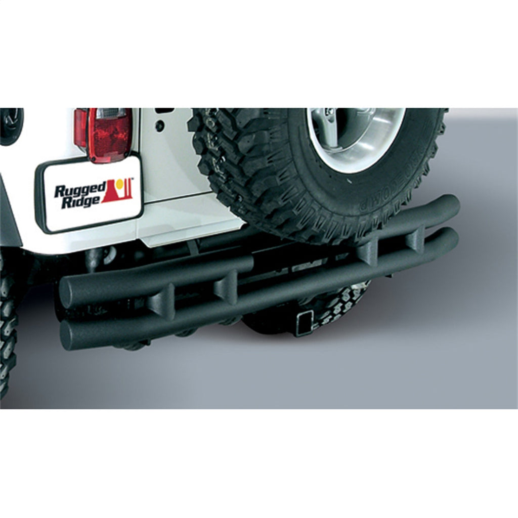 Rugged Ridge 11571.04 Rear Tube Bumper for Select Jeep TJ, Jeep Wrangler