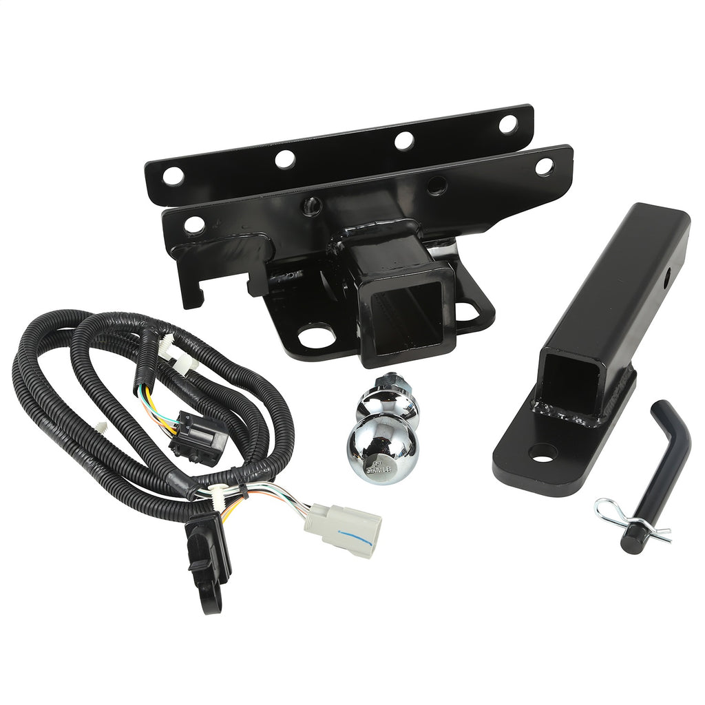 Rugged Ridge 11580.54 Trailer Hitch Kit for Select Jeep Wrangler, Jeep Wrangler JK