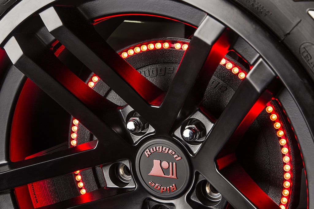 Rugged Ridge 11585.04 Accessory Brake Light LED Ring for Select Jeep TJ, Jeep Wrangler, Jeep Wrangler JK