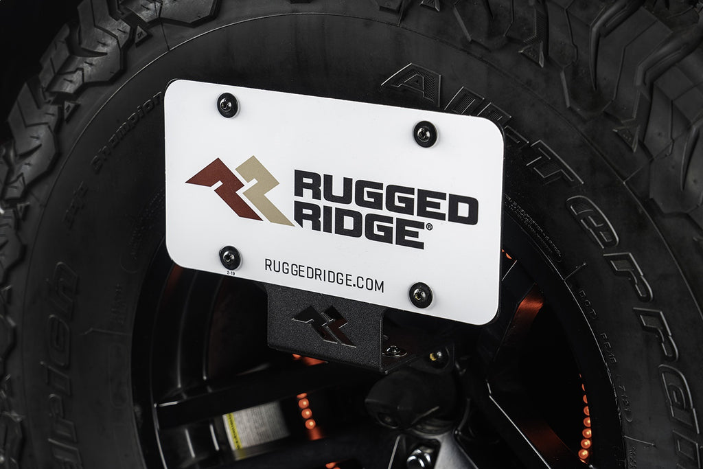 Rugged Ridge 11585.25 Tag Relocation Bracket for Select Jeep Wrangler