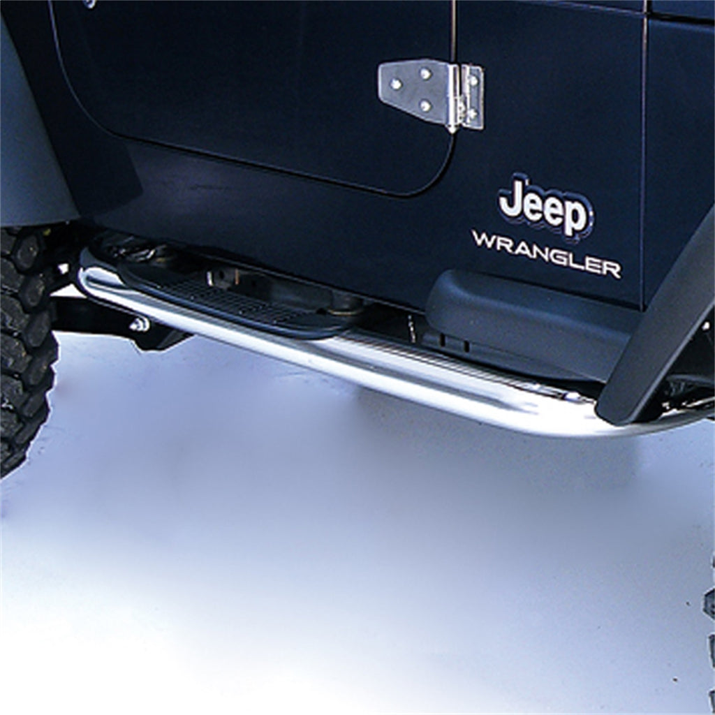Rugged Ridge 11593.04 Side Tube Step for Select Jeep TJ, Jeep Wrangler