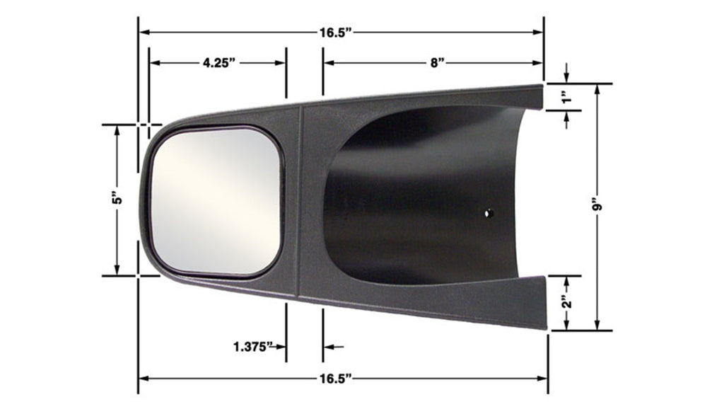 Cipa USA 11600 Custom Towing Mirror Set for Select Ford Expedition, Ford F-150, Ford F-150 Heritage, Ford F-250, Lincoln Navigator