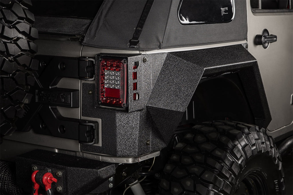 Rugged Ridge 11615.02 XHD Armor Fenders for Select Jeep Wrangler, Jeep Wrangler JK