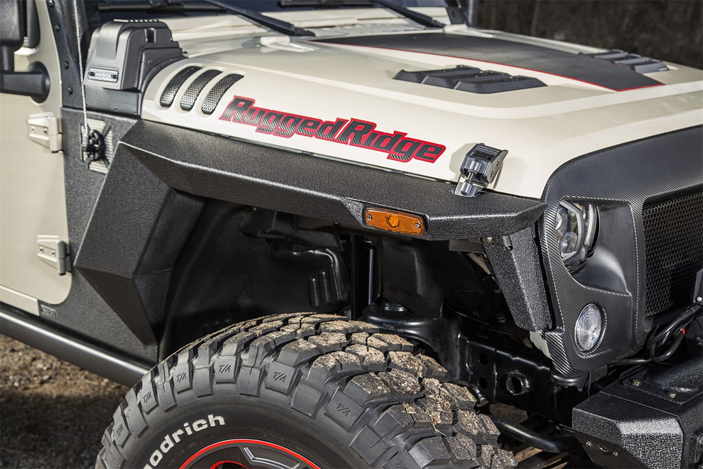 Rugged Ridge 11615.05 XHD Armor Fenders for Select Jeep Wrangler, Jeep Wrangler JK