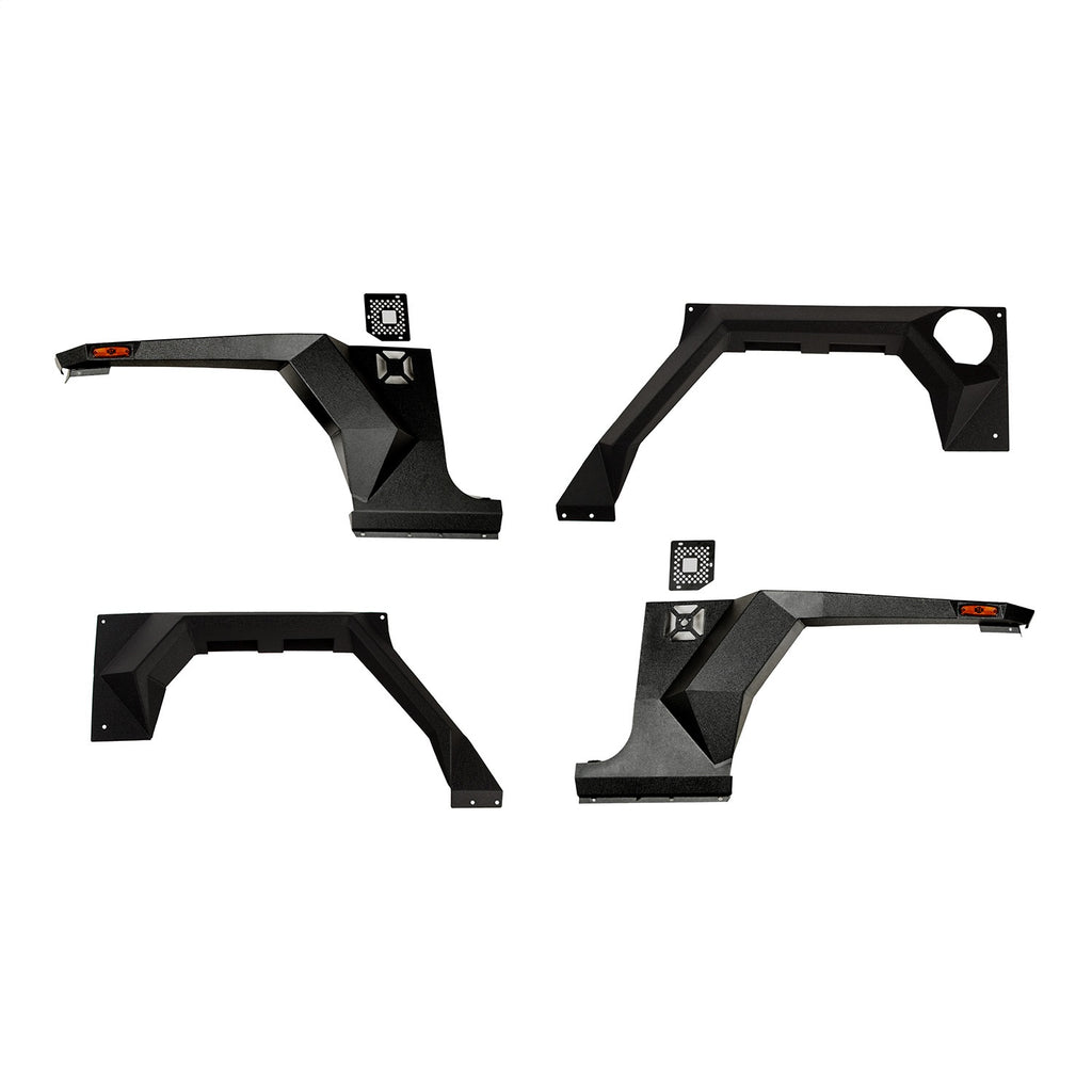 Rugged Ridge 11615.06 XHD Armor Fenders for Select Jeep Wrangler, Jeep Wrangler JK