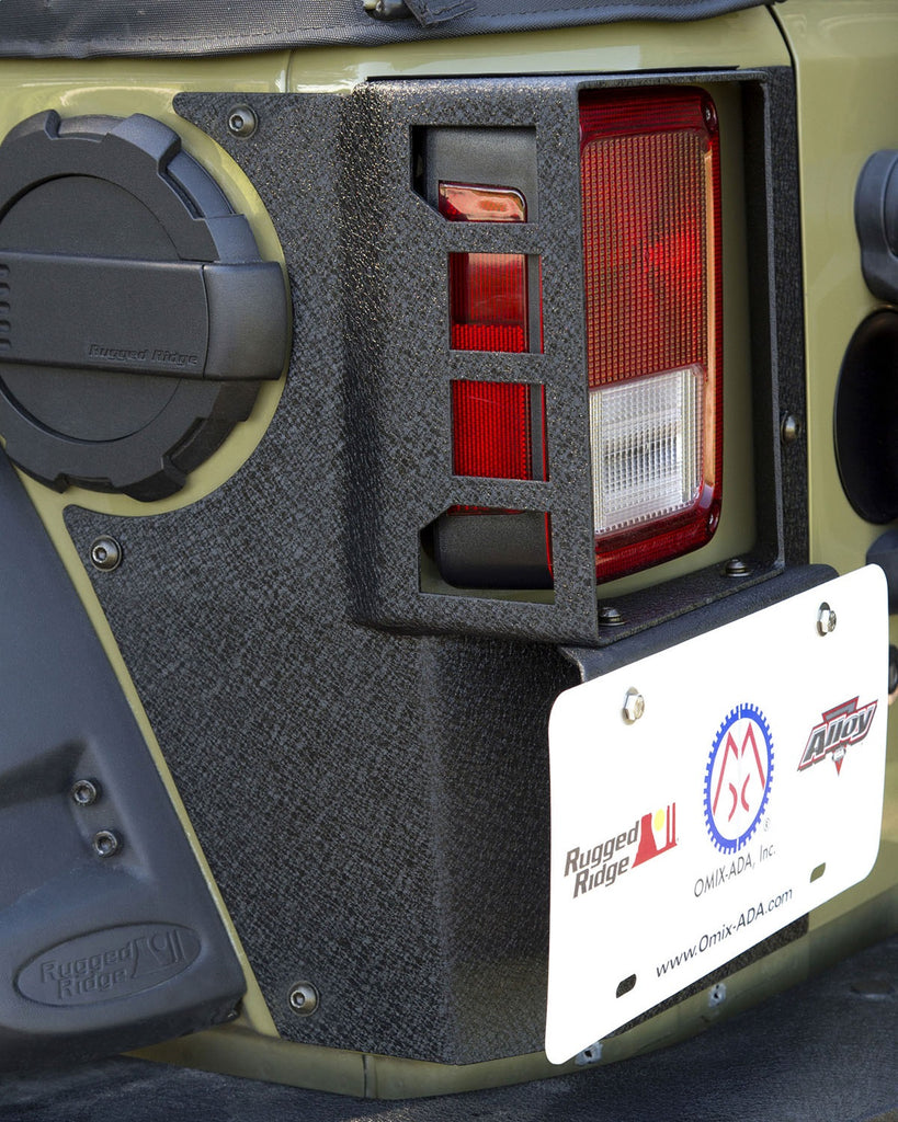 Rugged Ridge 11615.20 XHD Corner Guard for Select Jeep Wrangler, Jeep Wrangler JK