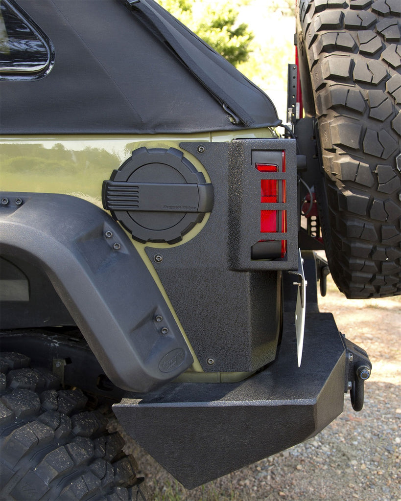 Rugged Ridge 11615.20 XHD Corner Guard for Select Jeep Wrangler, Jeep Wrangler JK