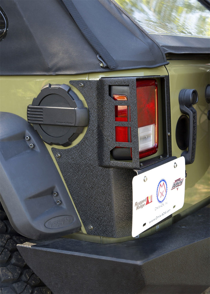 Rugged Ridge 11615.20 XHD Corner Guard for Select Jeep Wrangler, Jeep Wrangler JK