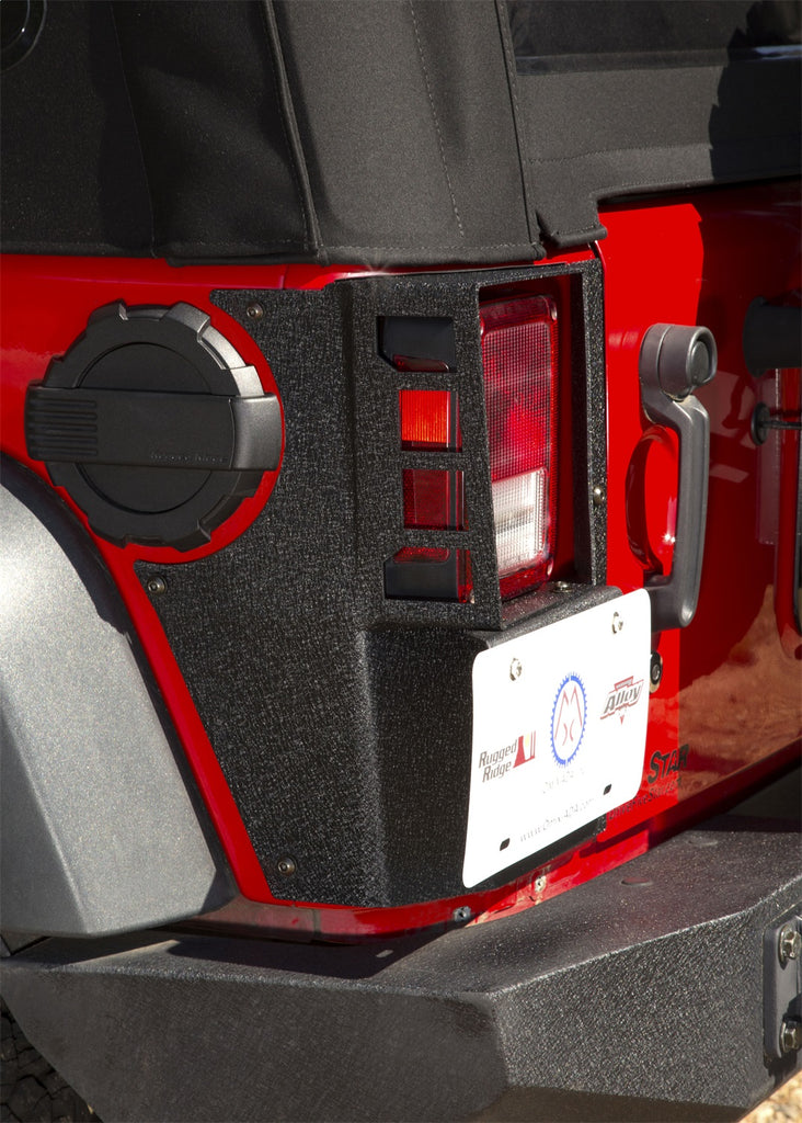Rugged Ridge 11615.21 XHD Corner Guard for Select Jeep Wrangler, Jeep Wrangler JK