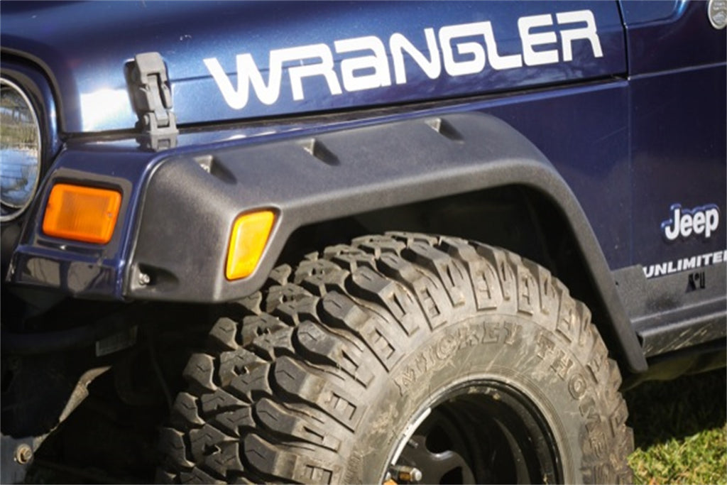 Rugged Ridge 11630.20 All Terrain Fender Flare Set for Select Jeep TJ, Jeep Wrangler