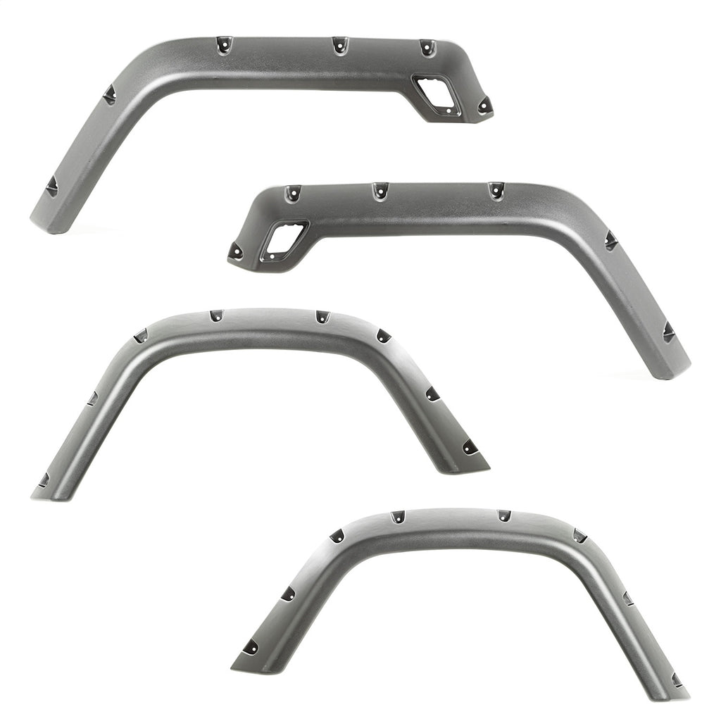 Rugged Ridge 11630.30 Fender Flare Set for Select Jeep TJ, Jeep Wrangler