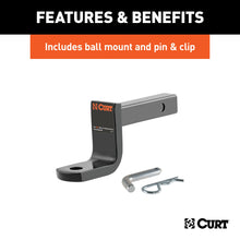 Load image into Gallery viewer, CURT 116363 Class 1 Trailer Hitch, 1-1/4" Ball Mount, Select Mazda 3 Sedan