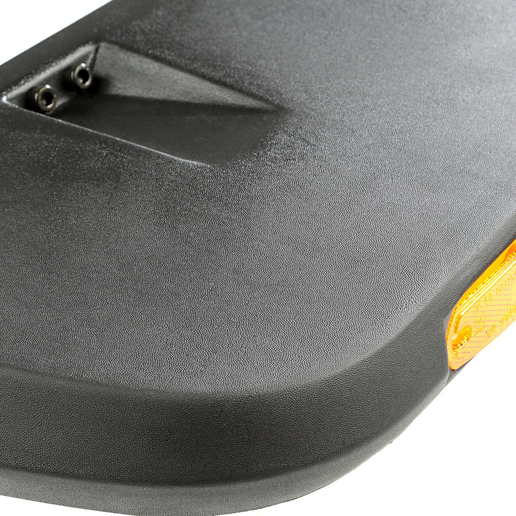 Rugged Ridge 11640.10 Flat Pocket Fender Flare Set for Select Jeep Wrangler, Jeep Wrangler JK