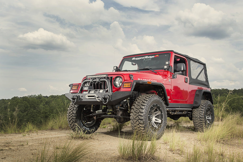 Rugged Ridge 11640.30 Hurricane Fender Flare Kit for Select Jeep TJ, Jeep Wrangler