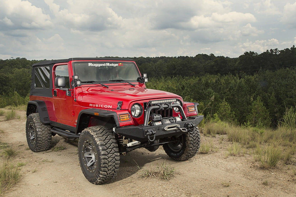 Rugged Ridge 11640.30 Hurricane Fender Flare Kit for Select Jeep TJ, Jeep Wrangler
