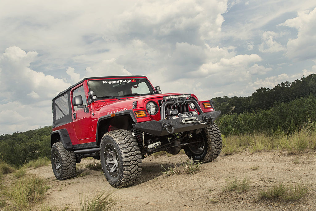 Rugged Ridge 11640.30 Hurricane Fender Flare Kit for Select Jeep TJ, Jeep Wrangler