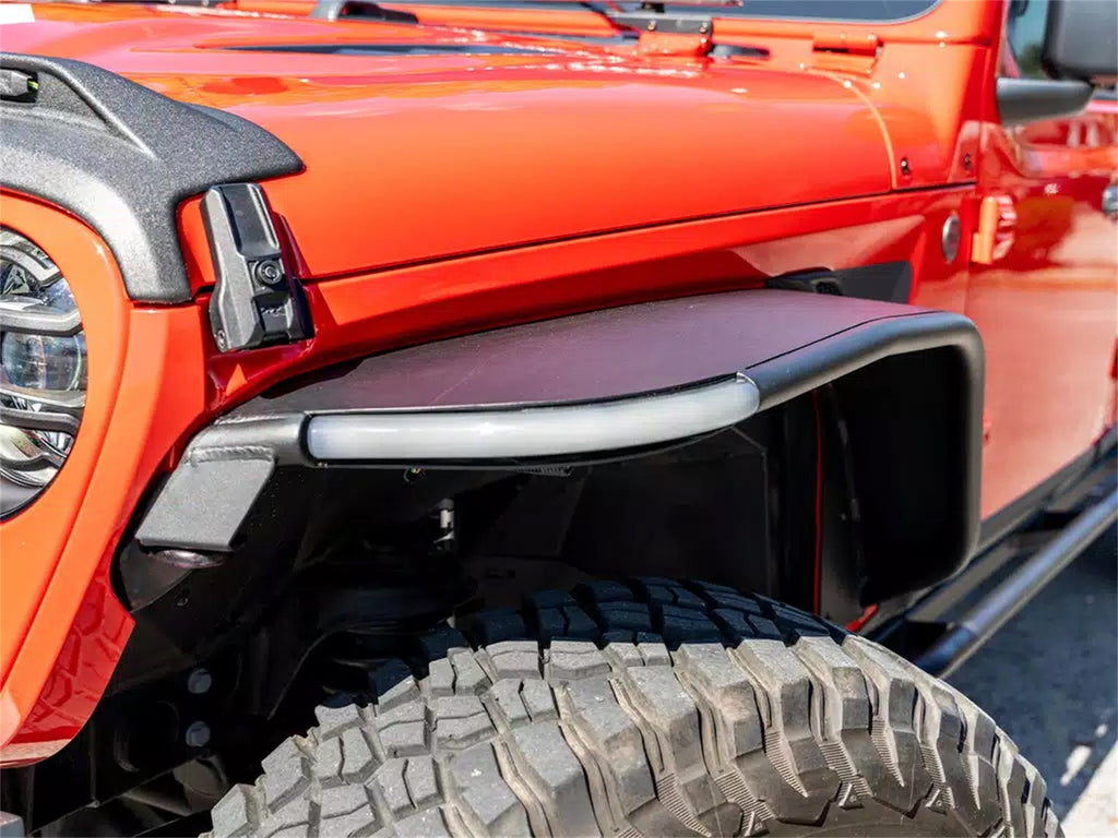 Rugged Ridge 11641.13 Fender Flare Set for Select Jeep Gladiator, Jeep Wrangler