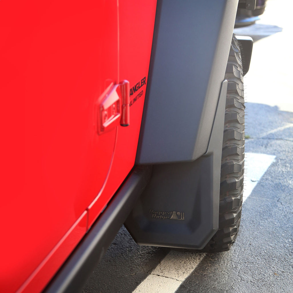 Rugged Ridge 11642.11 Splash Guard Kit for Select Jeep Wrangler, Jeep Wrangler JK