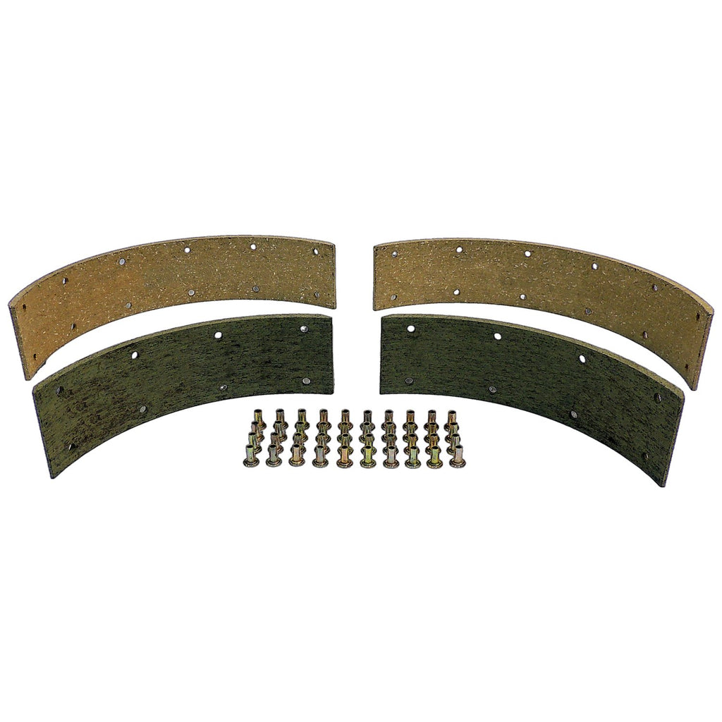 Crown Automotive Jeep Replacement 116600 Brake Lining Set for Select 41-68 Vintage Jeep MB CJS, M38, M38-A1 w/ 9" Brakes