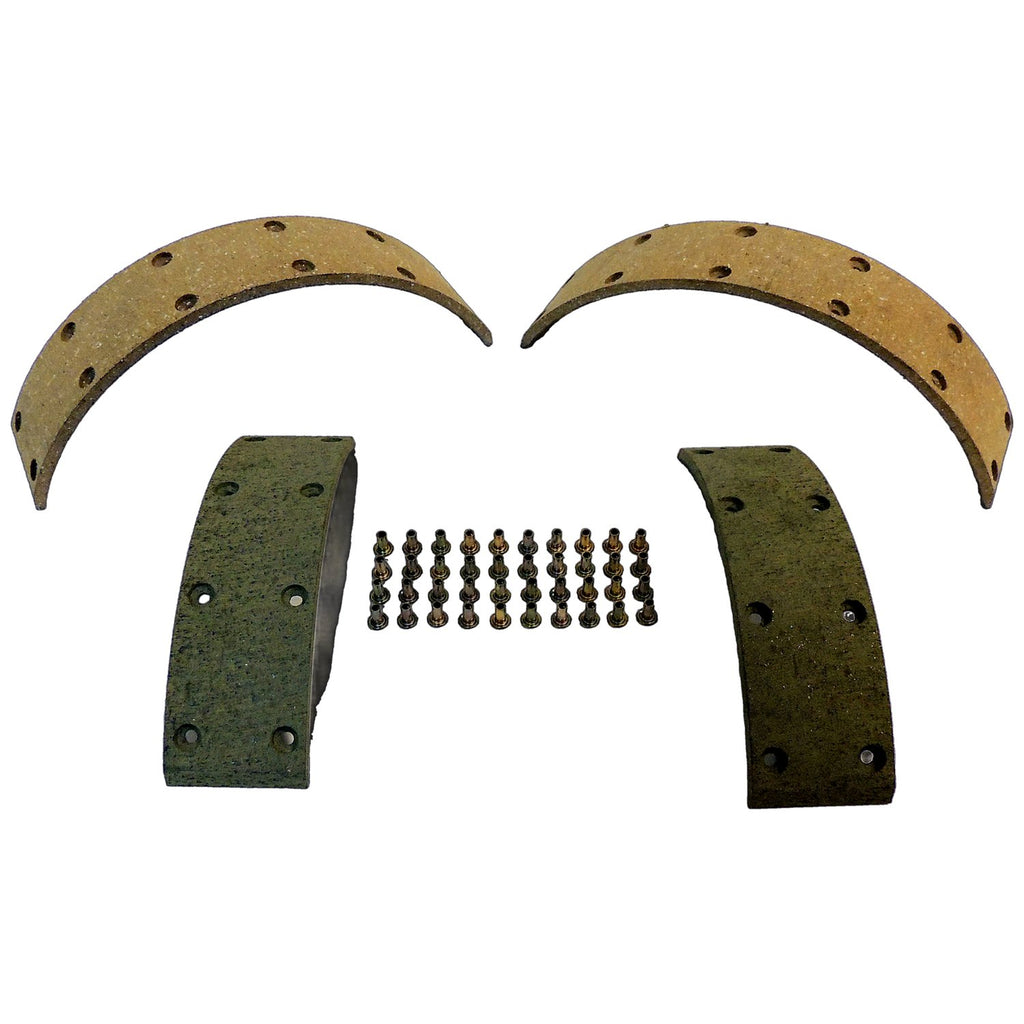 Crown Automotive Jeep Replacement 116600 Brake Lining Set for Select 41-68 Vintage Jeep MB CJS, M38, M38-A1 w/ 9" Brakes