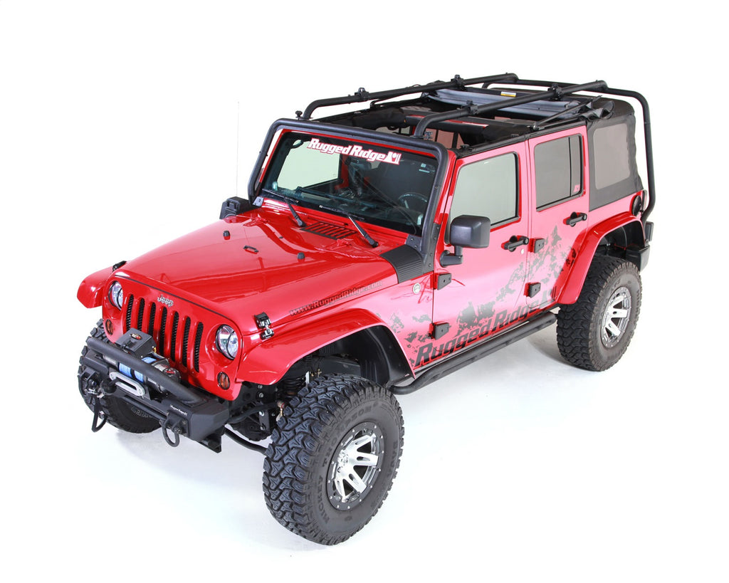 Rugged Ridge 11703.02 Sherpa Roof Rack for Select Jeep Wrangler, Jeep Wrangler JK