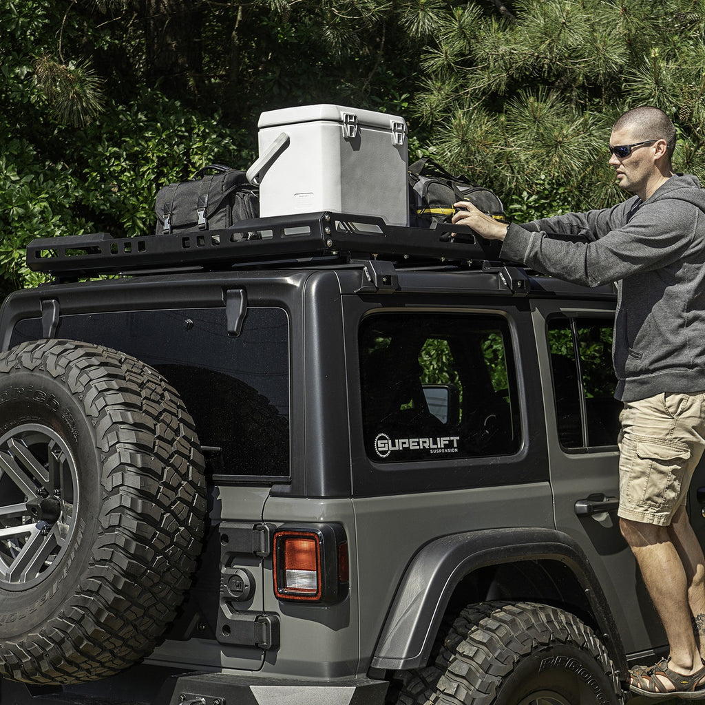 Rugged Ridge 11703.04 Roof Rack for Select Jeep Wrangler