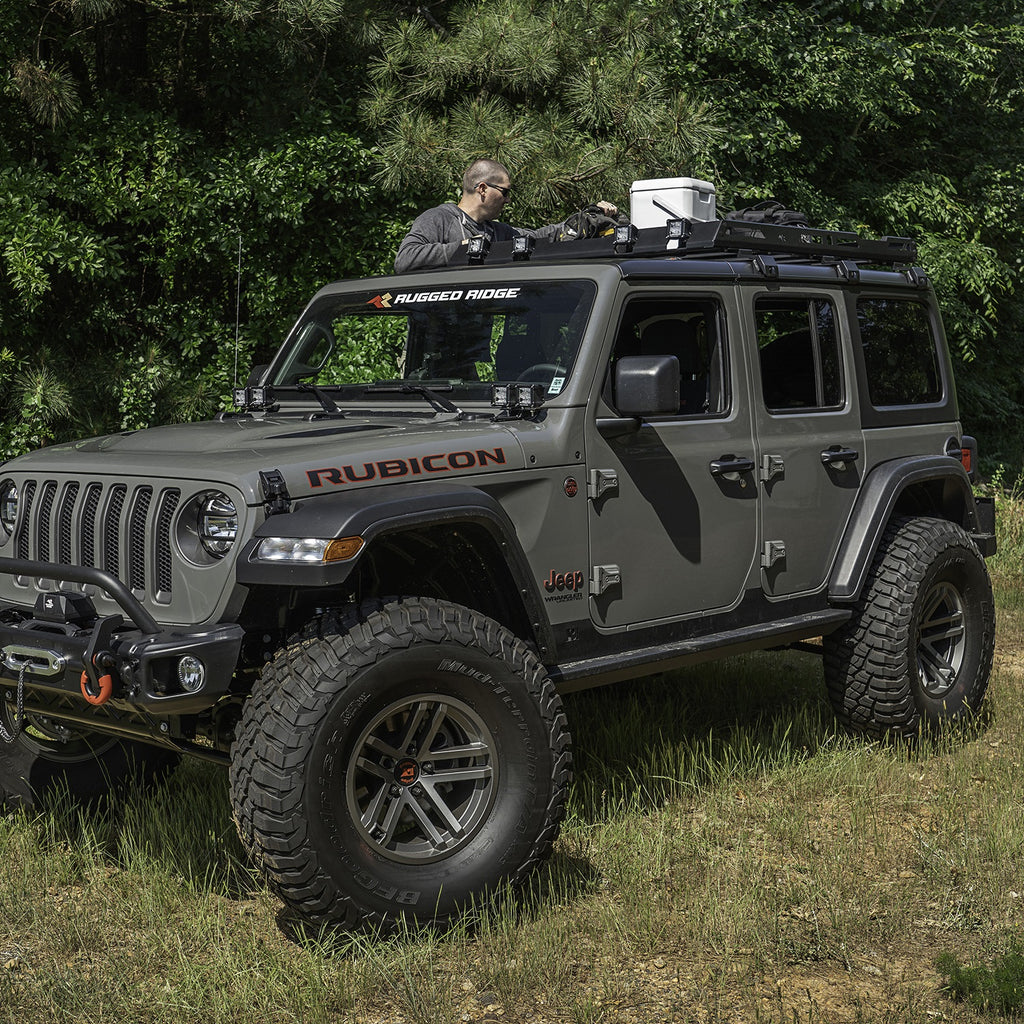 Rugged Ridge 11703.04 Roof Rack for Select Jeep Wrangler