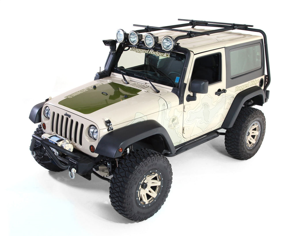 Rugged Ridge 11703.21 Sherpa Roof Rack Kit for Select Jeep Wrangler, Jeep Wrangler JK