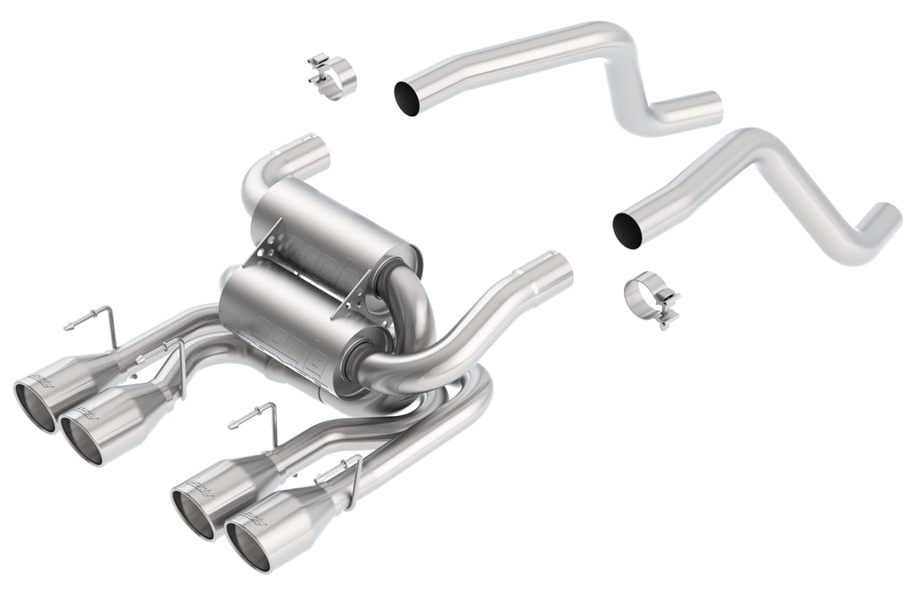 Borla 11744 Axle-Back Exhaust System - S-Type for Select Chevrolet Corvette