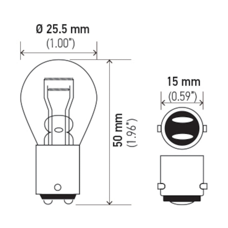 1176-Standard-Series-Incandescent-Miniature-Light-Bulb