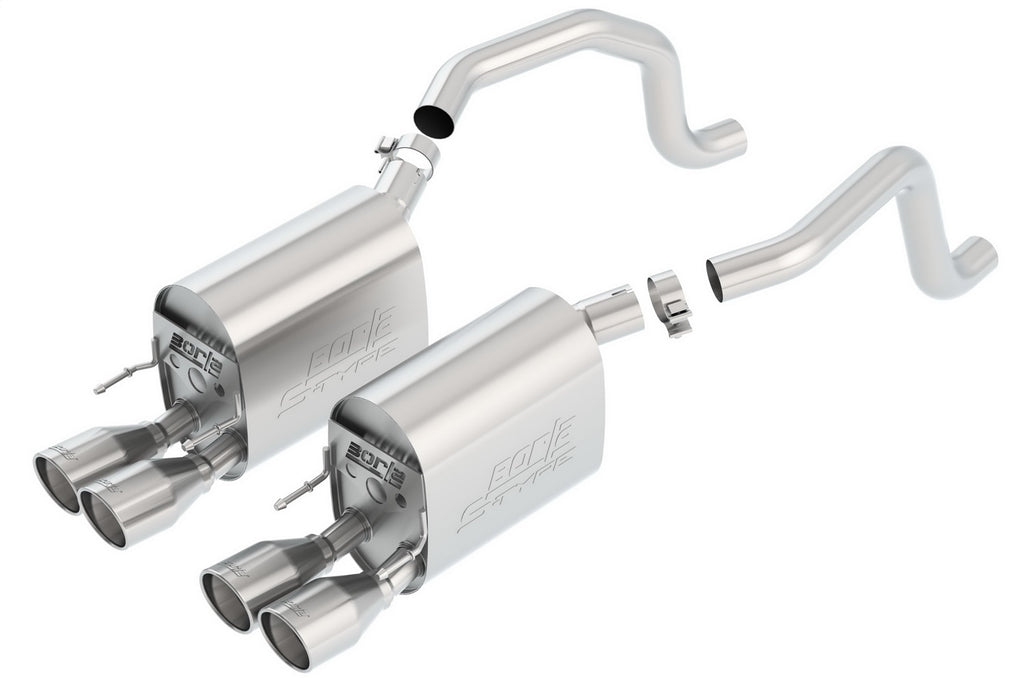 Borla 11811 Axle-Back Exhaust System - S-Type ll for Select Chevrolet Corvette