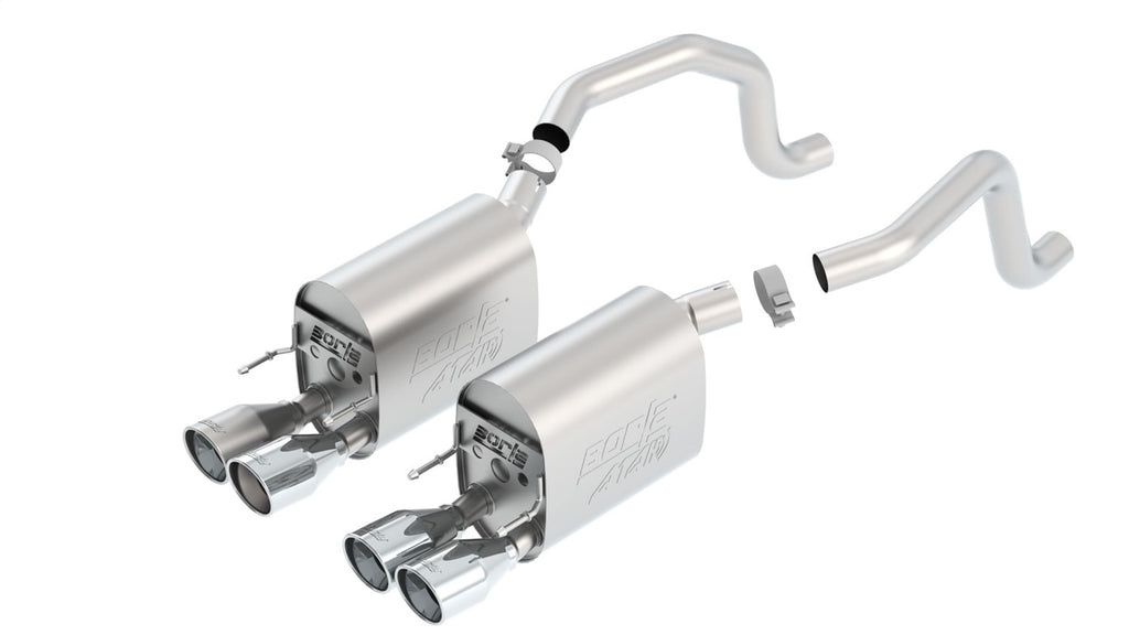 Borla 11812 Axle-Back Exhaust System - ATAK® for Select Chevrolet Corvette
