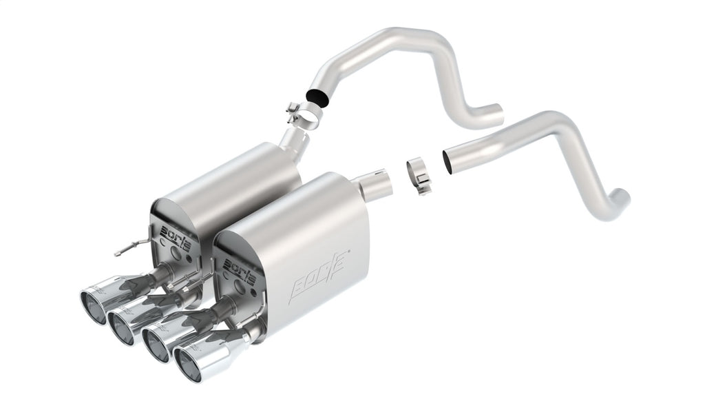 Borla 11814 Axle-Back Exhaust System - Touring for Select Chevrolet Corvette