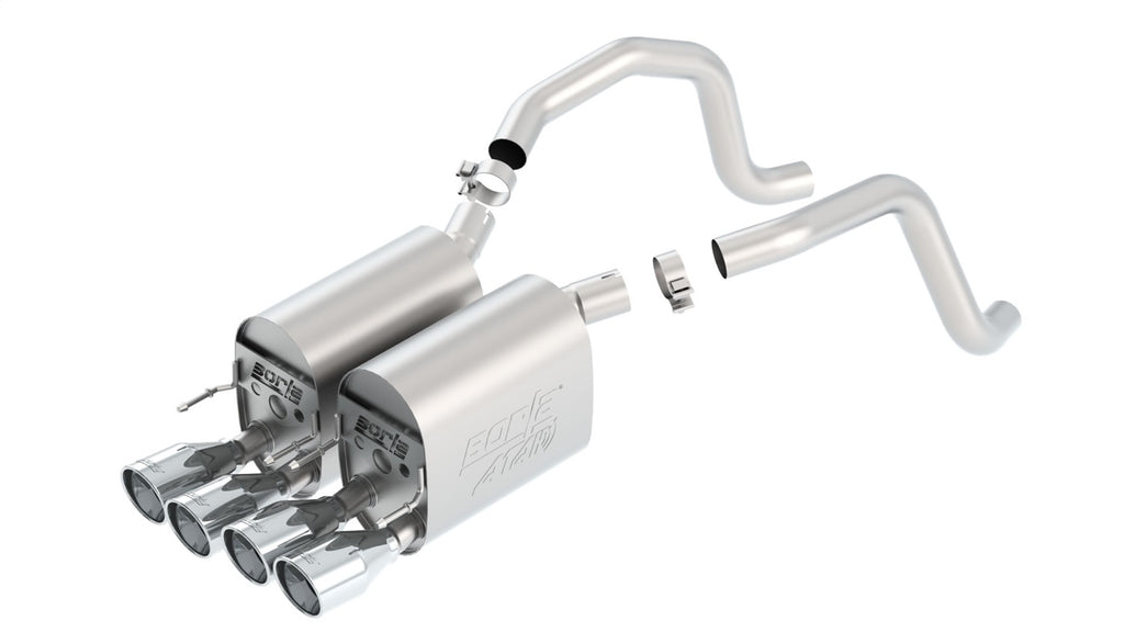Borla 11816 Axle-Back Exhaust System - ATAK® for Select Chevrolet Corvette