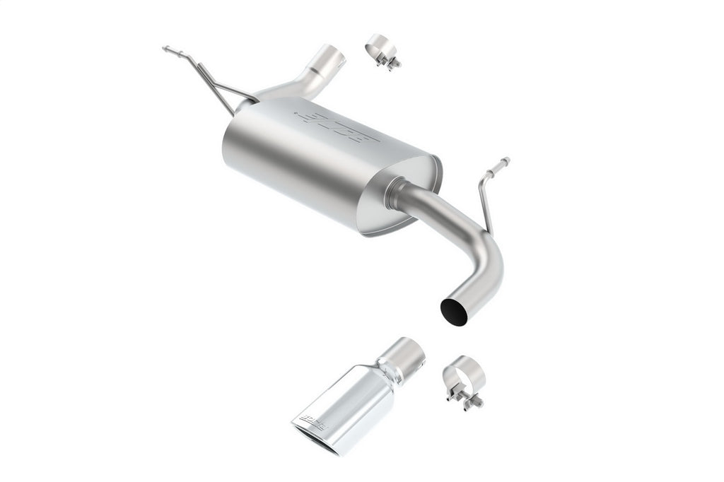 Borla 11818 Axle-Back Exhaust System - Touring for Select Jeep Wrangler, Jeep Wrangler JK