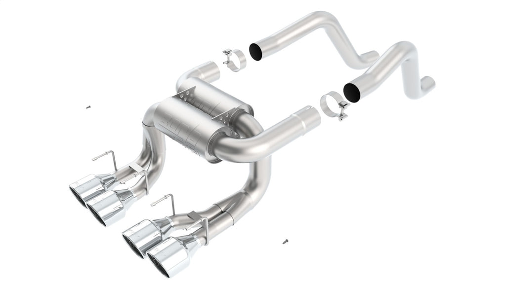 Borla 11822 Axle-Back Exhaust System - ATAK® for Select Chevrolet Corvette