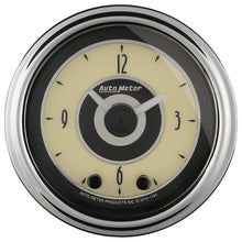 Load image into Gallery viewer, AutoMeter 1184 GAUGE, CLOCK, 2 1/16", 12HR, ANALOG, CRUISER AD
