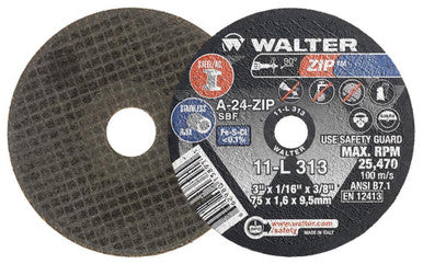 Walter 11L313 3X1/16X3/8 Zip Cut-Off Wheels