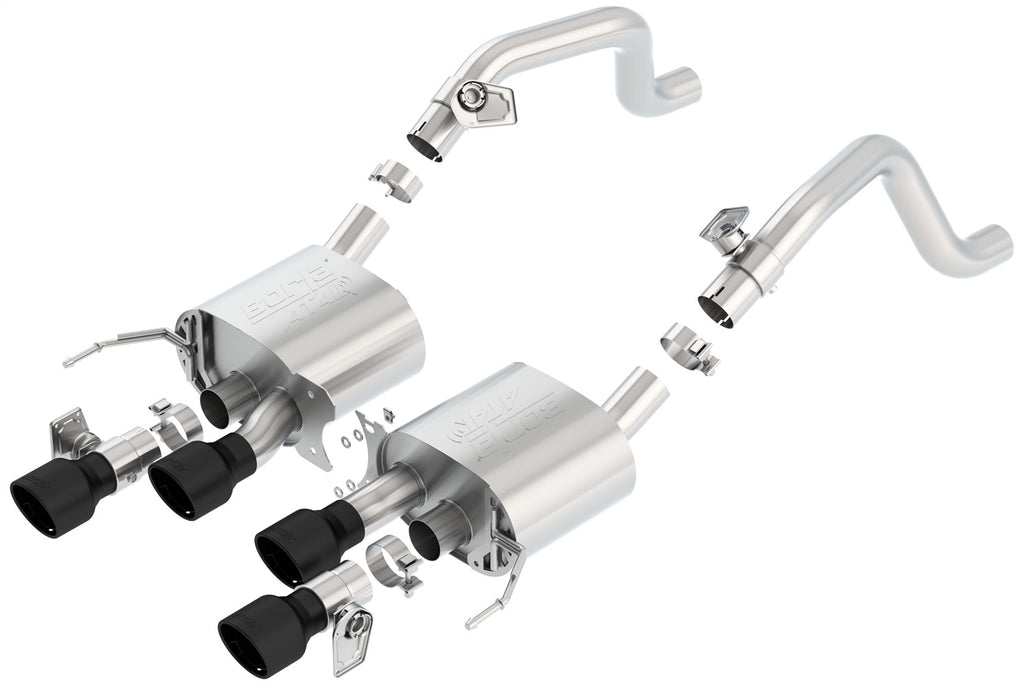 Borla 11856CB Axle-Back Exhaust System - ATAK® for Select Chevrolet Corvette