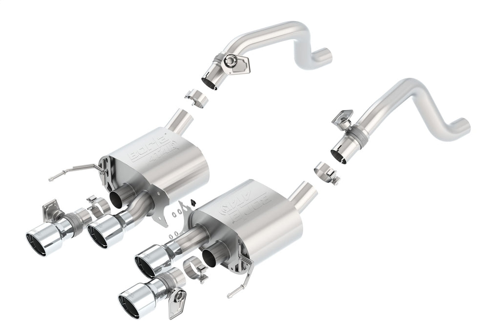 Borla 11856 Axle-Back Exhaust System - ATAK® for Select Chevrolet Corvette