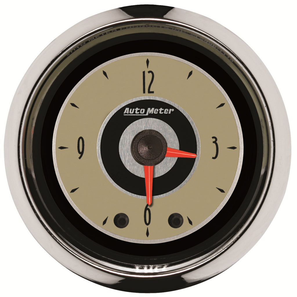 AutoMeter 1185 GAUGE, CLOCK, 2 1/16", 12HR, ANALOG, CRUISER