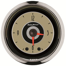 Load image into Gallery viewer, AutoMeter 1185 GAUGE, CLOCK, 2 1/16", 12HR, ANALOG, CRUISER