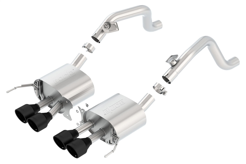 Borla 11868CB Axle-Back Exhaust System - S-Type for Select Chevrolet Corvette