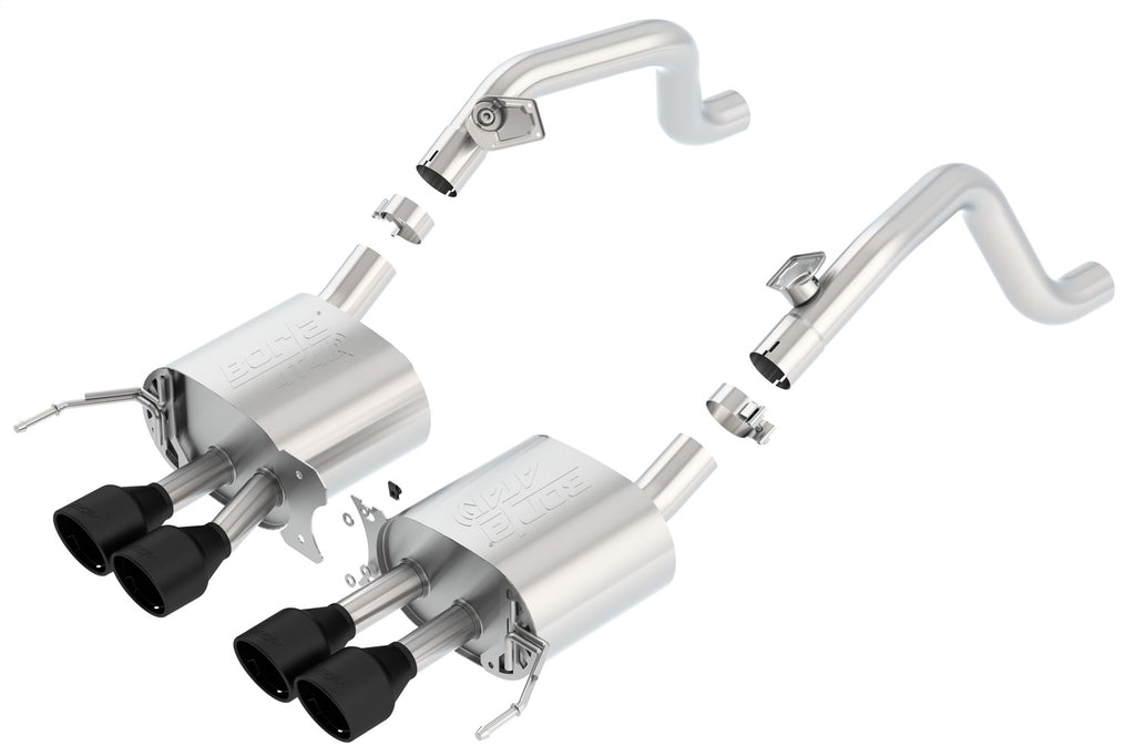Borla 11869CB Axle-Back Exhaust System - ATAK® for Select Chevrolet Corvette