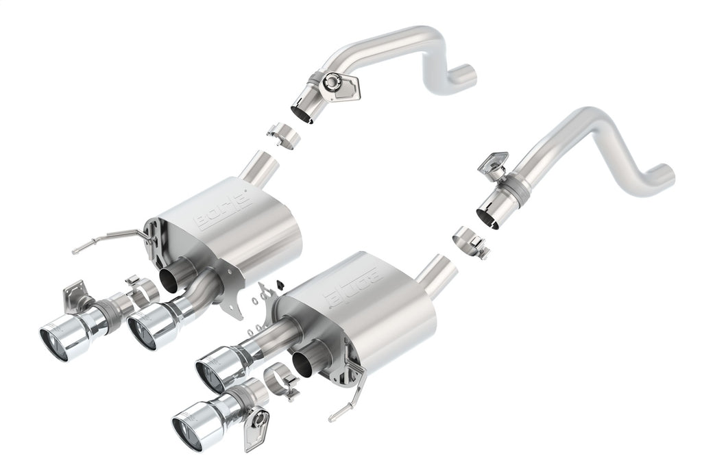 Borla 11874 Axle-Back Exhaust System - S-Type for Select Chevrolet Corvette