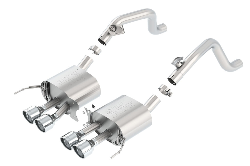Borla 11881 Axle-Back Exhaust System - ATAK® for Select Chevrolet Corvette