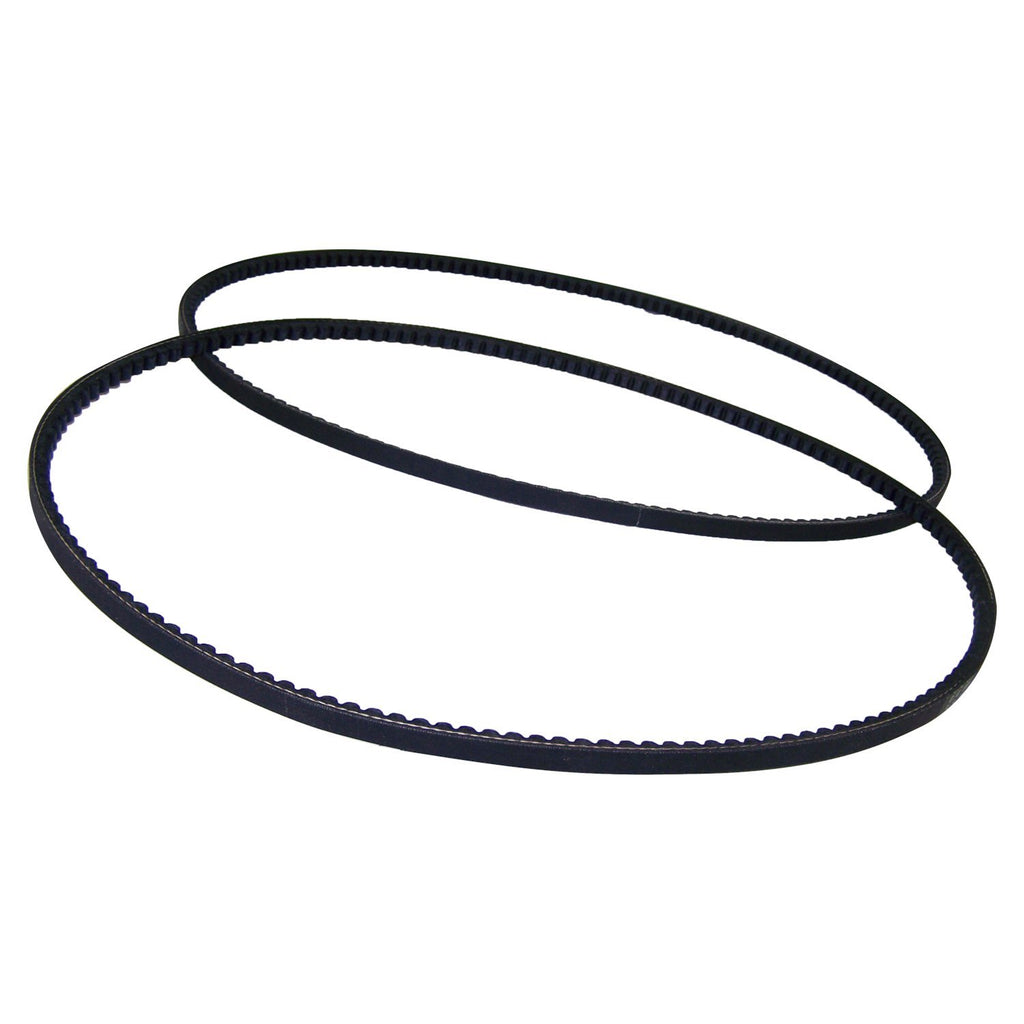 Crown Automotive Jeep Replacement 118866 Fan Belt & Generator Belt Set for 1950-1963 Jeep M38 and M38-A1  (Incl. 2 Belts) for Select Jeep Utility Wagon, Jeep Willys