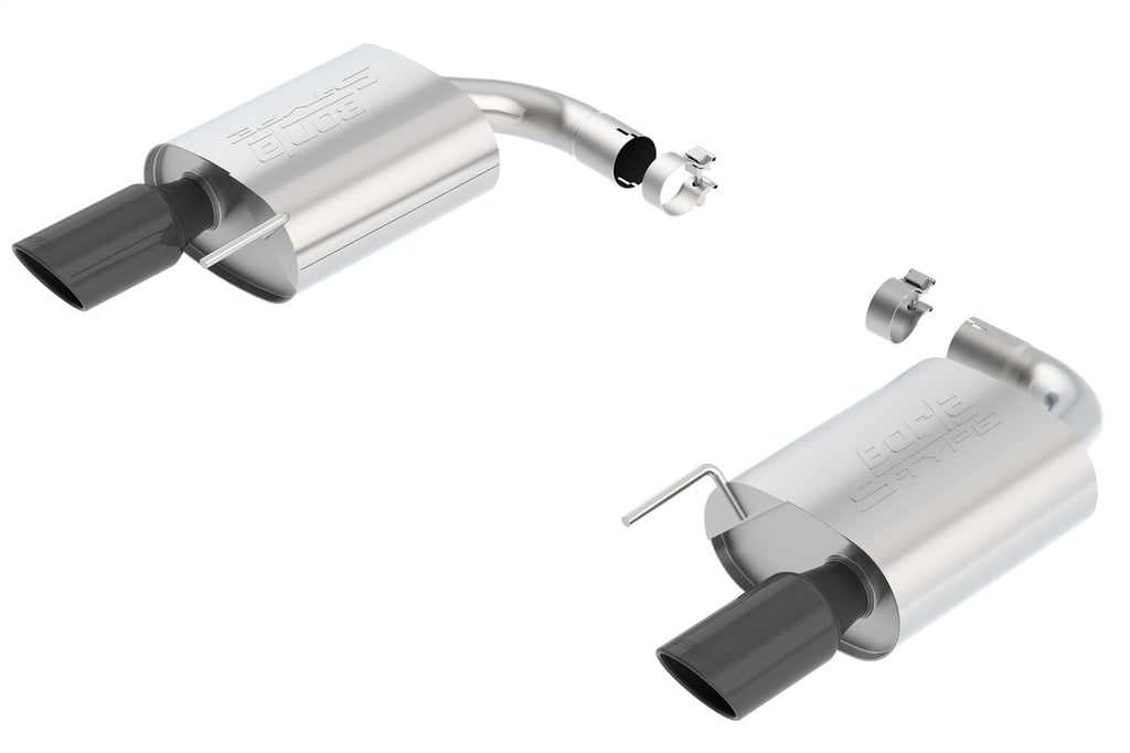 Borla 11887BC Axle-Back Exhaust System - S-Type for Select Ford Mustang